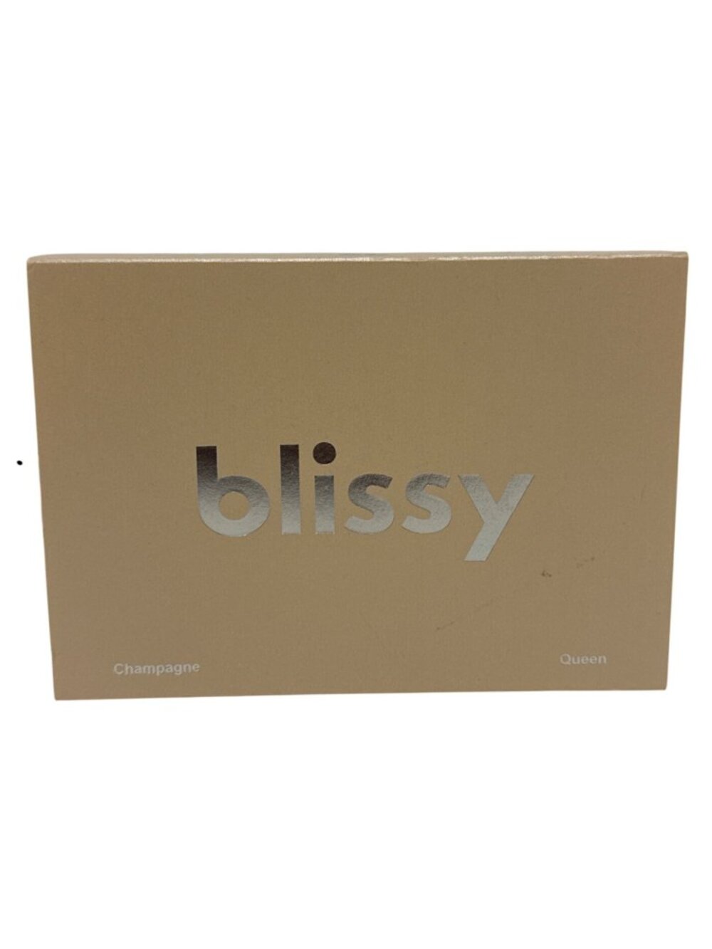 BLISSY 100% Pure Mulberry Silk Pillowcase Queen Champagne 22 Momme NEW